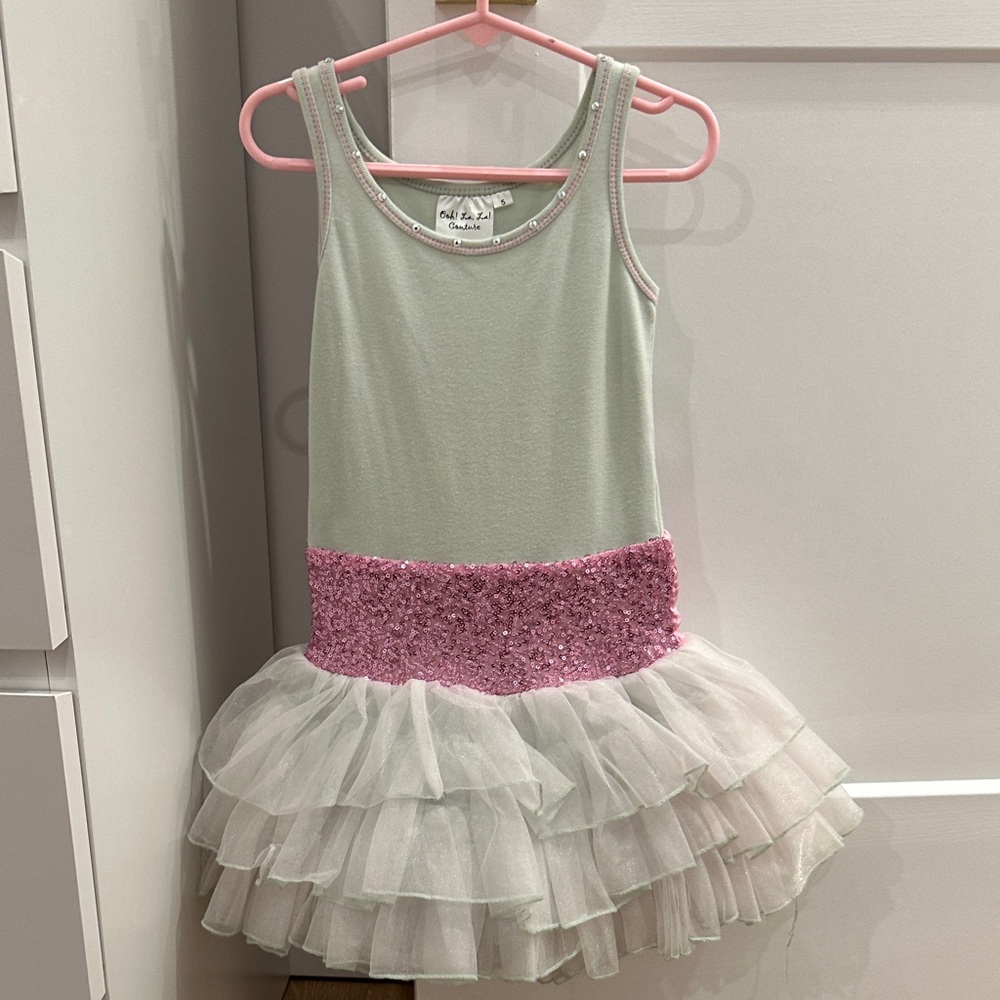 Ooh! La, La! Couture Mint and Pink Dress